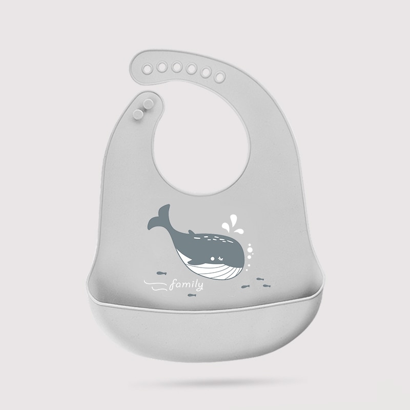 Bib Silicone Feeding Baby Cover